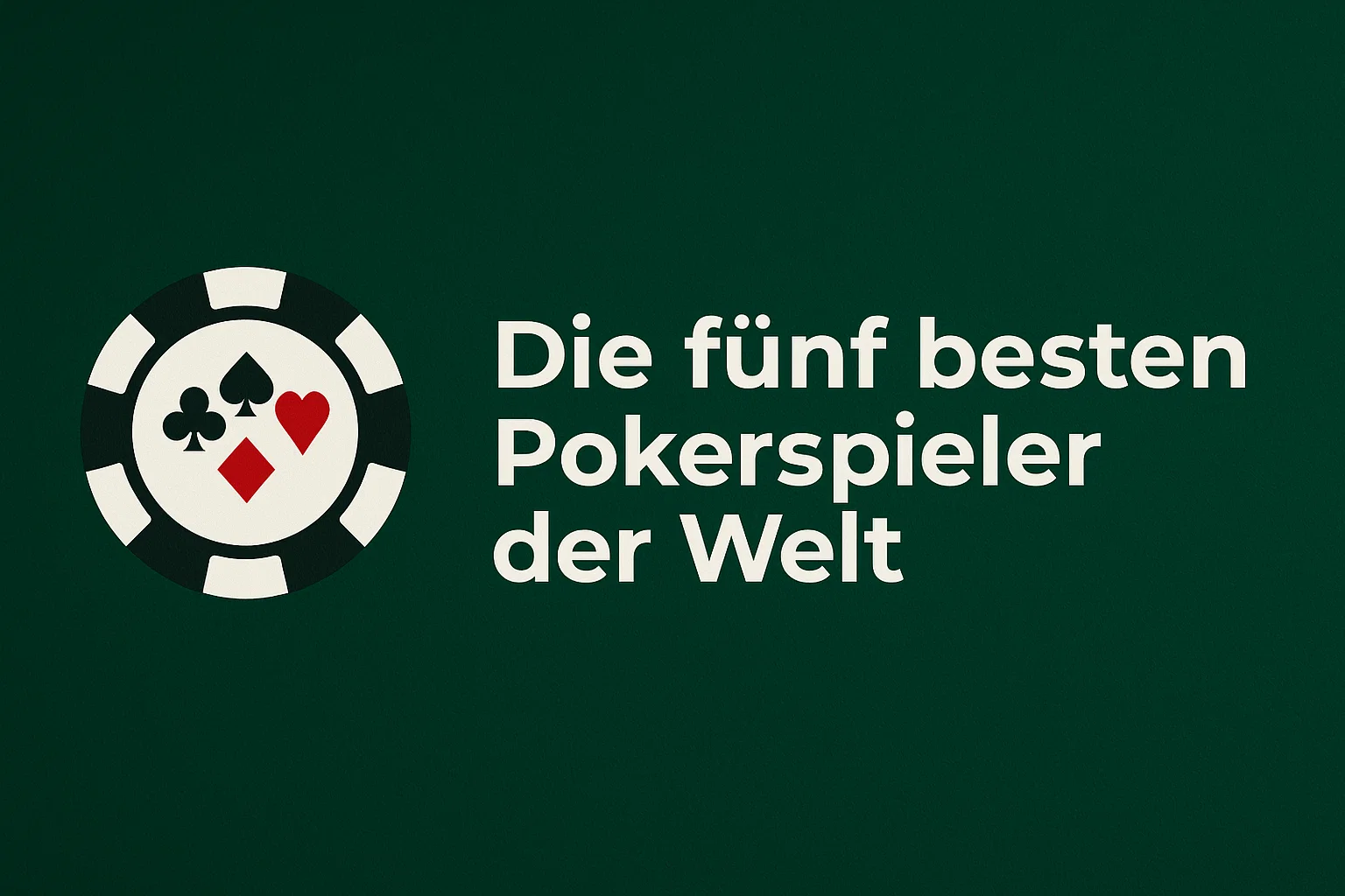 Die fünf besten Pokerspieler der Welt